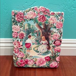 Vintage Godiva Floral Romantic Chocolate Box